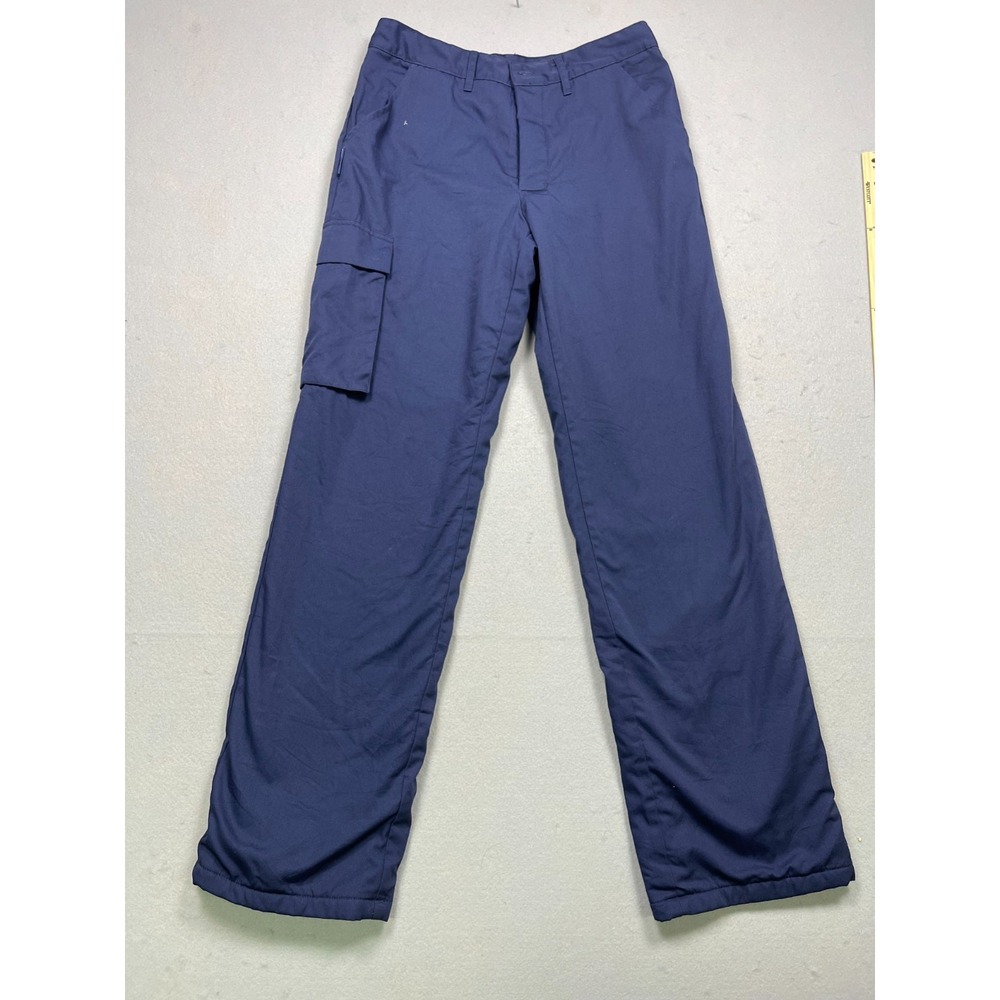 Molinel Cargo Pants Polyester Cotton Navy Blue 42 Mens‎